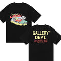 Gallery Dept. Car Letter Skull Car Lover Shirt High Street Tops Casual Shirt Streetwear Carshow Shirt T-Shirts