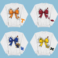 Game Day NCAA Mascot Bow Cute College Football Her Spiritwear Sleeve Logo Classic All Teams T-Shirts