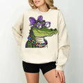 Gator Mardi Gras Mardi Gras Alligator Shirt Fleur De Lis Shirt Frog Gigging T-Shirts