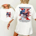 Generation X Beer Shirt Halloween Generation X New Version Two Side Shirt Generation X Halloween Short Sleeve Shirt Casual T-Shirts