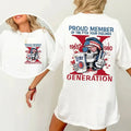 Generation X Year New Version Shirt True Fafo Generation X New Version Two Side Shirt Gen X Shirt Short Sleeve Casual T-Shirts