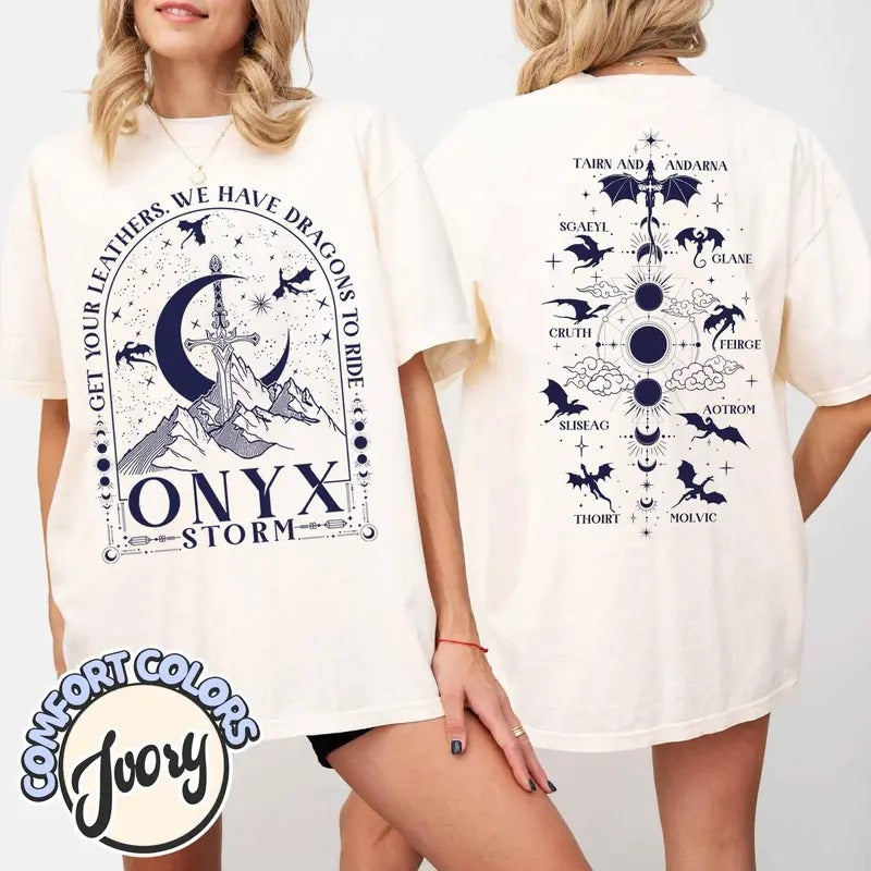 Get Your Leathers We Have Dragons Ride Shirt Onyx Storm Shirt Readers Fantasy Book Dragon Shirt Bookish Shirt T-Shirts