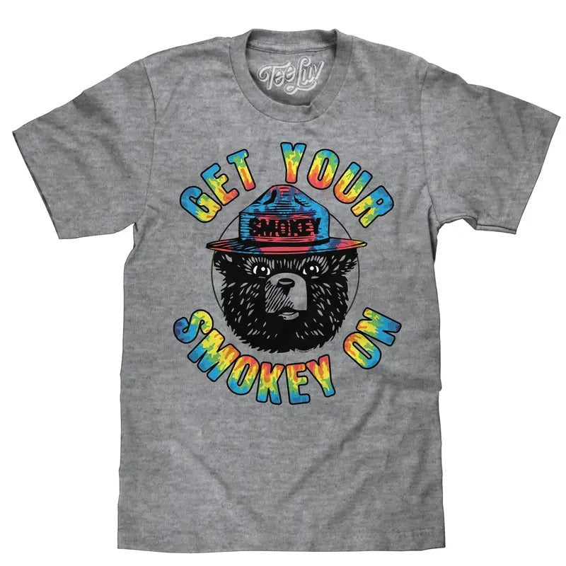 Get Your Smokey Tie Dye Gray T-Shirts