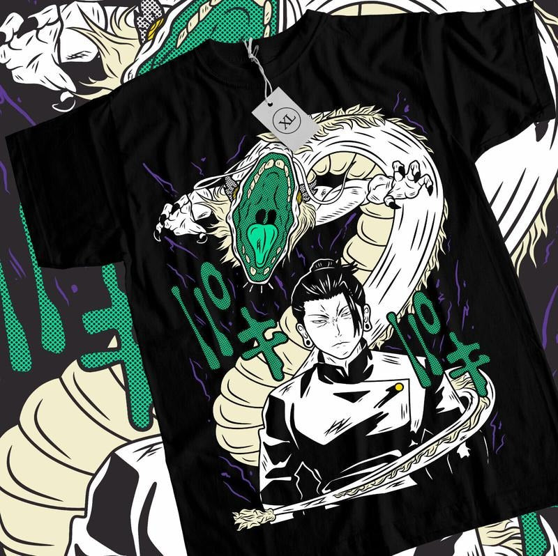 Geto Suguru Short Sleeve Jujutsu Kaisen Gojo Anime Shirt S 4XL S 4XL T-Shirts