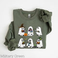 Ghost Reading Books Bookish Halloween Halloween Teacher Librarian Halloween Ghost Reading 02 T-Shirts