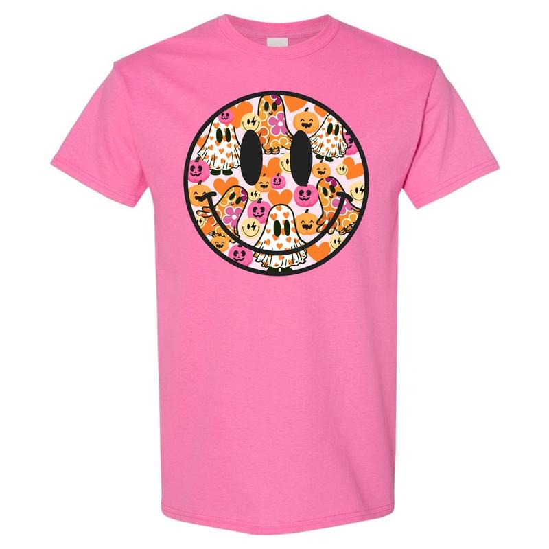 Gildan Ghost & Pumpkin Happy Face 'NLB' T-Shirts