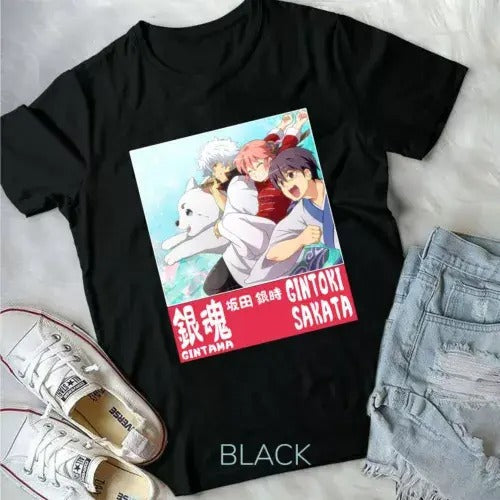 Gintoki Sakata Gintama Shirogane No Tamashii Hen Anime Japanese T-Shirts