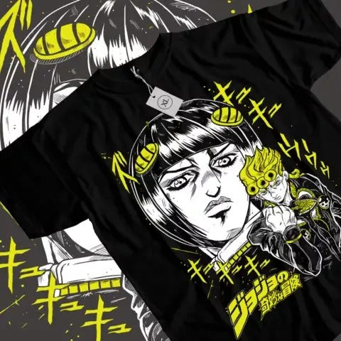 Giorno Giovanna JoJo'S Bizarre Anime Shirt Manga T-Shirts