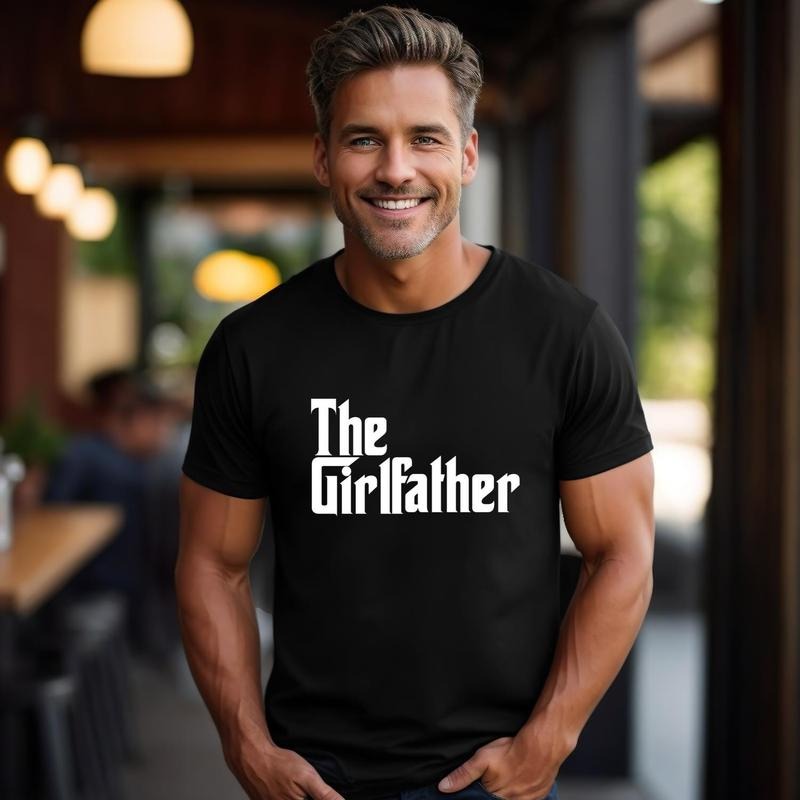 Girl Father Girl Father New Dad Shirt Funny Dad Shirt Father Shirt Best Dad Ever Dad T-Shirts