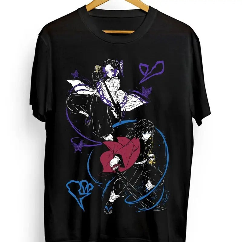 Giyu Tomioka Demon SlαYer Shinobu Kocho Nezuko Anime Shirt All Size T-Shirts
