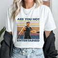 Gladiator Movie Shirt Gladiator Maximus Shirt Are You Not Entertained Shirt T-Shirts