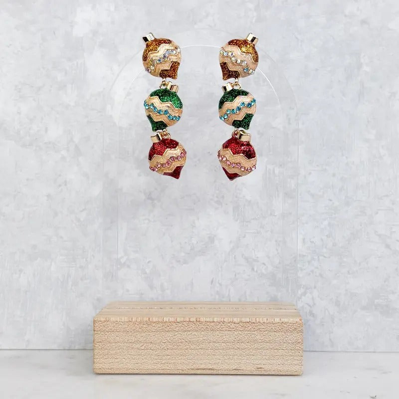 Glam Ornament Trio Earrings T-Shirts