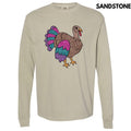 Glam Turkey FAKE Glitter Long Sleeve Comfort Colors 'NLB' T-Shirts