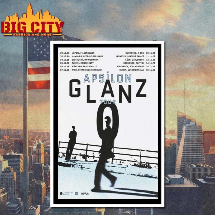 Glanz Zero Tour 2026 Poster Shirt