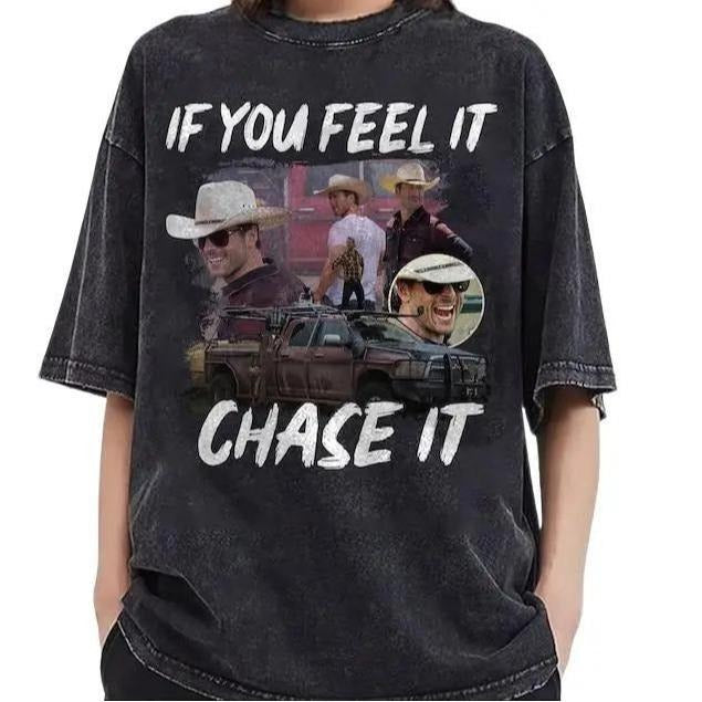 Glen Powell Shirt If You Feel Chase Shirt Not My First Tornadeo ShirtShirt Glen Powell Vintage Shirt Glen Powell If You Feel Chase Twister Movie Shirt Fabric Womenswear T-Shirts