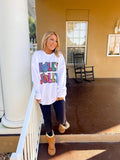 Glitter Holly Jolly Top T-Shirts