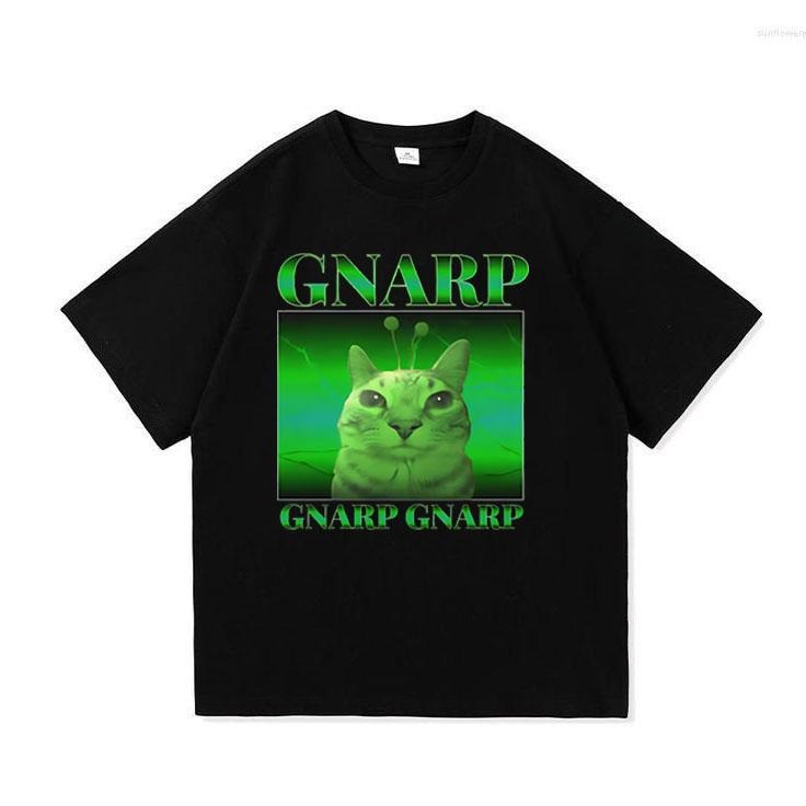 Gnarp Cat Silly Alien Cat Meme Brainrot Gen Z Meme Stupid Cat Meme Alien Cat Classic T-Shirts