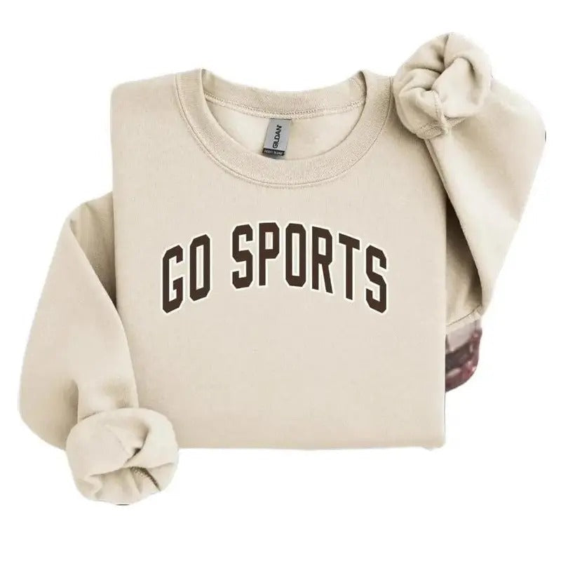 Go Sports Funny Sports Fan Game Day Yay Sports Football Fall Joct T-Shirts