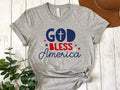 God Bless America Shirt Fourth July Shirt Usa Shirt Red White Blue Her Retro Shirt T-Shirts