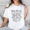 God Didn'T Bring Me This Far Leave Me Pure Cotton Casual Street Crew Neck Short Sleeve Tops T-Shirts