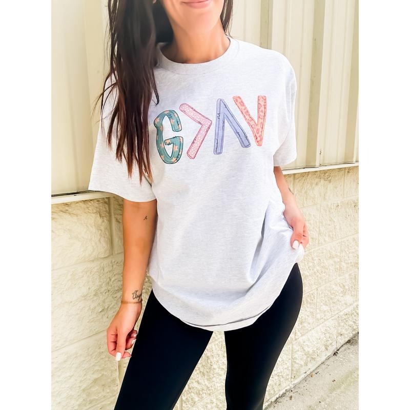 God Is Greater Top T-Shirts