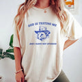 God Is Testing Me Possum Weird Opossum Meme Trash Panda T-Shirts