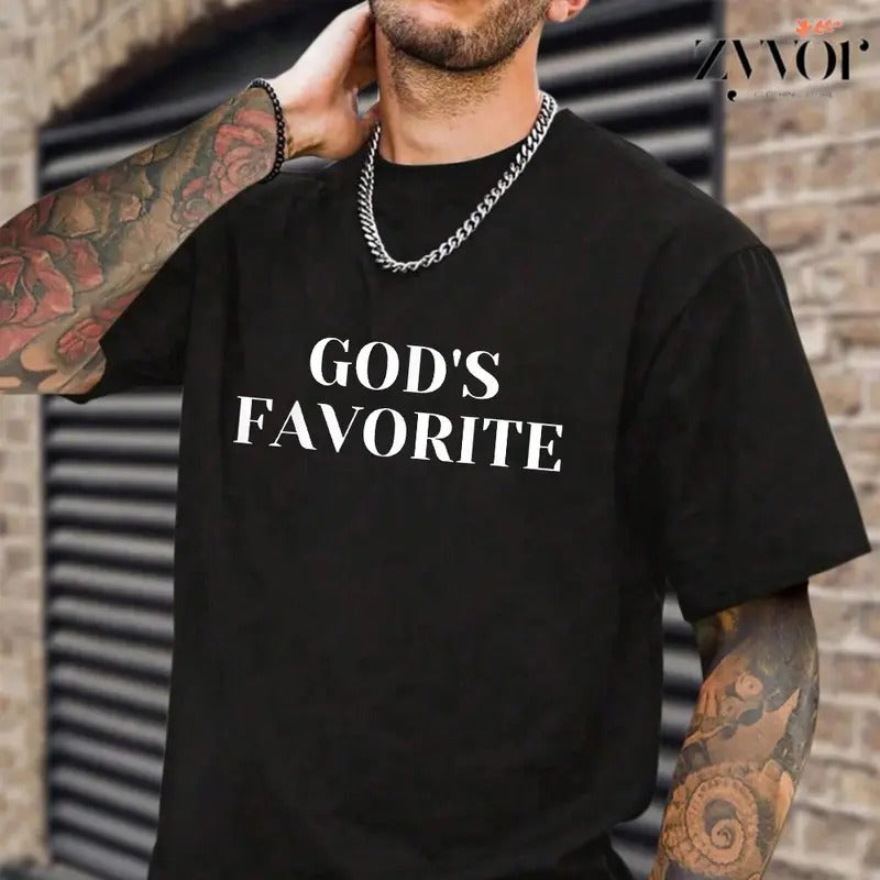 God'S Favorite Casual Crew Neck Short Sleeve Tops Perfect T-Shirts