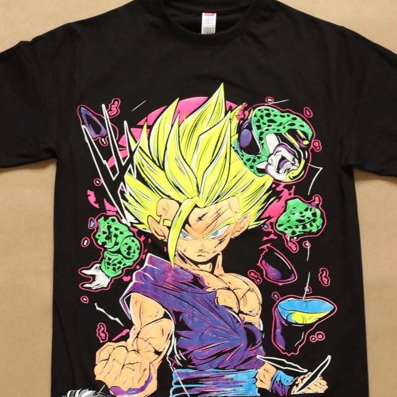 Gohan Cotton Black Casual T-Shirts