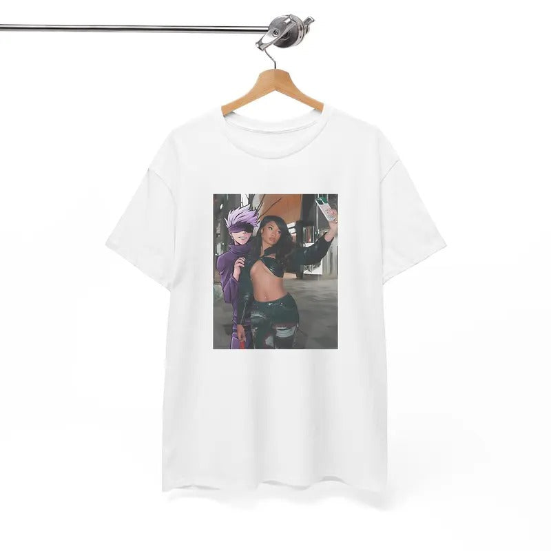 Gojo X Megan Anime Jujutsu Kaisen Funny T-Shirts