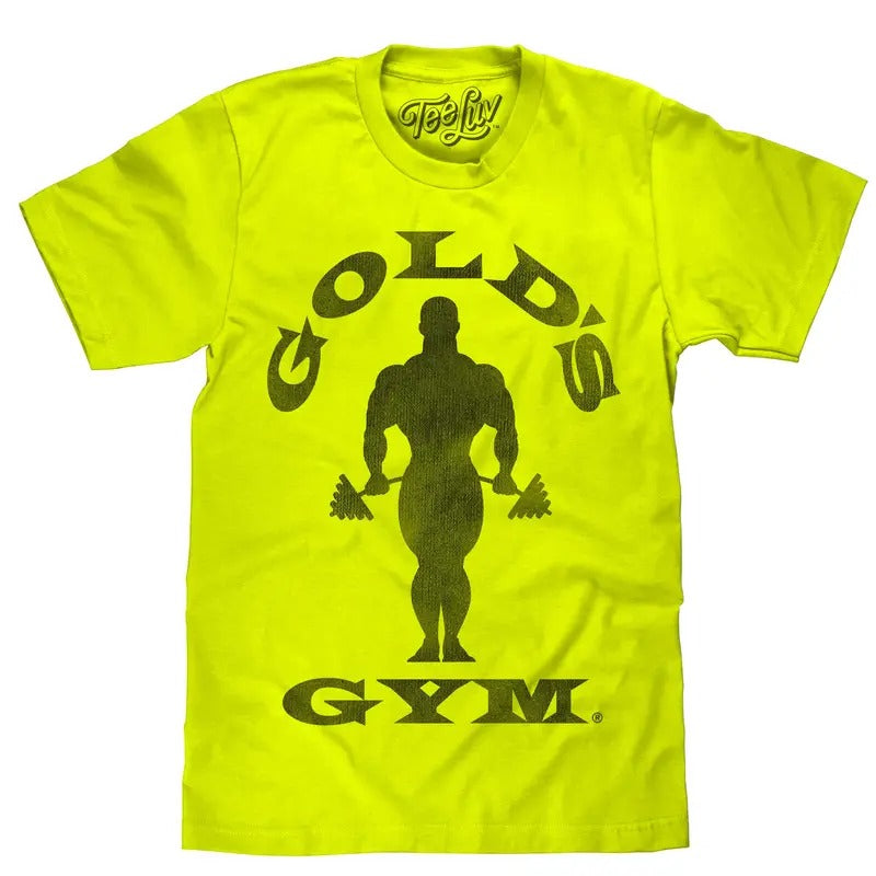 Gold'S Gym Strongman Neon Yellow T-Shirts