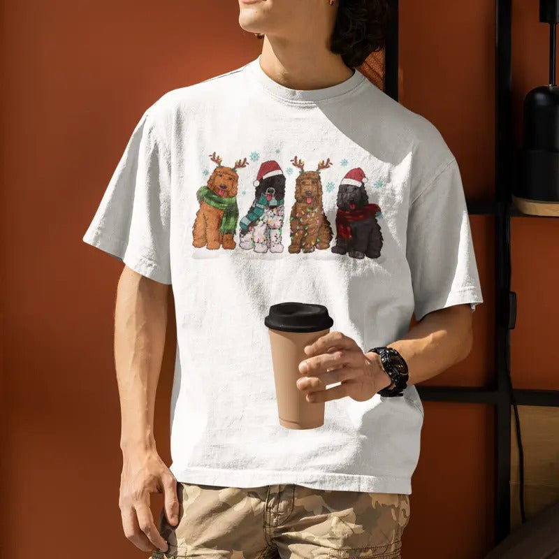 Golden Doodle Doodle Shirt Doodle Dog Face Shirt Golden Doodle T-Shirts