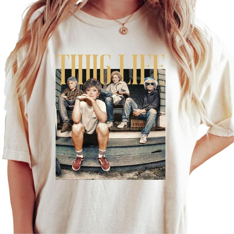 Golden Thug Life Golden Fan DRG Golden Lover 80s TV Sitcom Planbtwistedtea T-Shirts