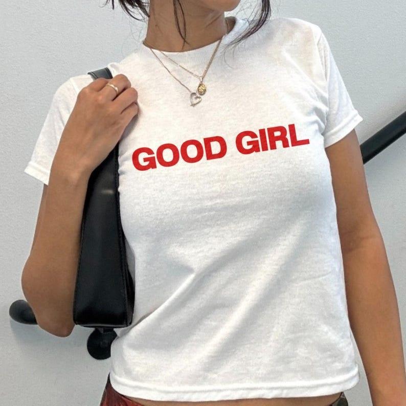 Good Girl Baby Good Girl Romance Club Unhinged Feminist Baby Coquette Feminism Baby Book Lover Shirt Dark Romance T-Shirts