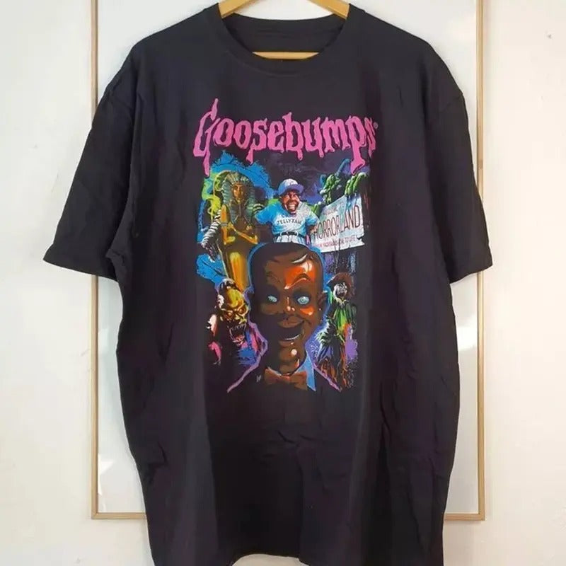 Goosebumps Shirt Welcome Land Where Nightmares Come Life Enter If You Dare Goosebumps Shirt Halloween Shirt Movies Shirt T-Shirts