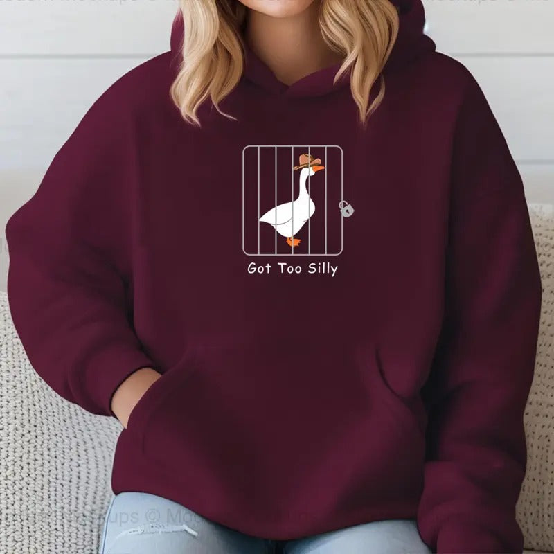 Got Too Silly Funny Casual Street Fleece Tops Perfect T-Shirts