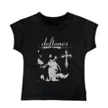 Gothic Emo Girl Tops Baby Y2k Deftones Baby Summer Short Sleeve Shirt Emo Scene 2000s Clothes Y2k 2000 Tops Casual Cotton Girlfriend T-Shirts