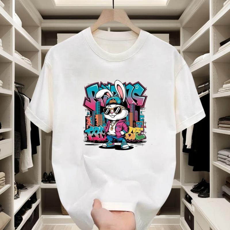 Graffiti Inspired Street Cool Bunny Urban Adventures T-Shirts