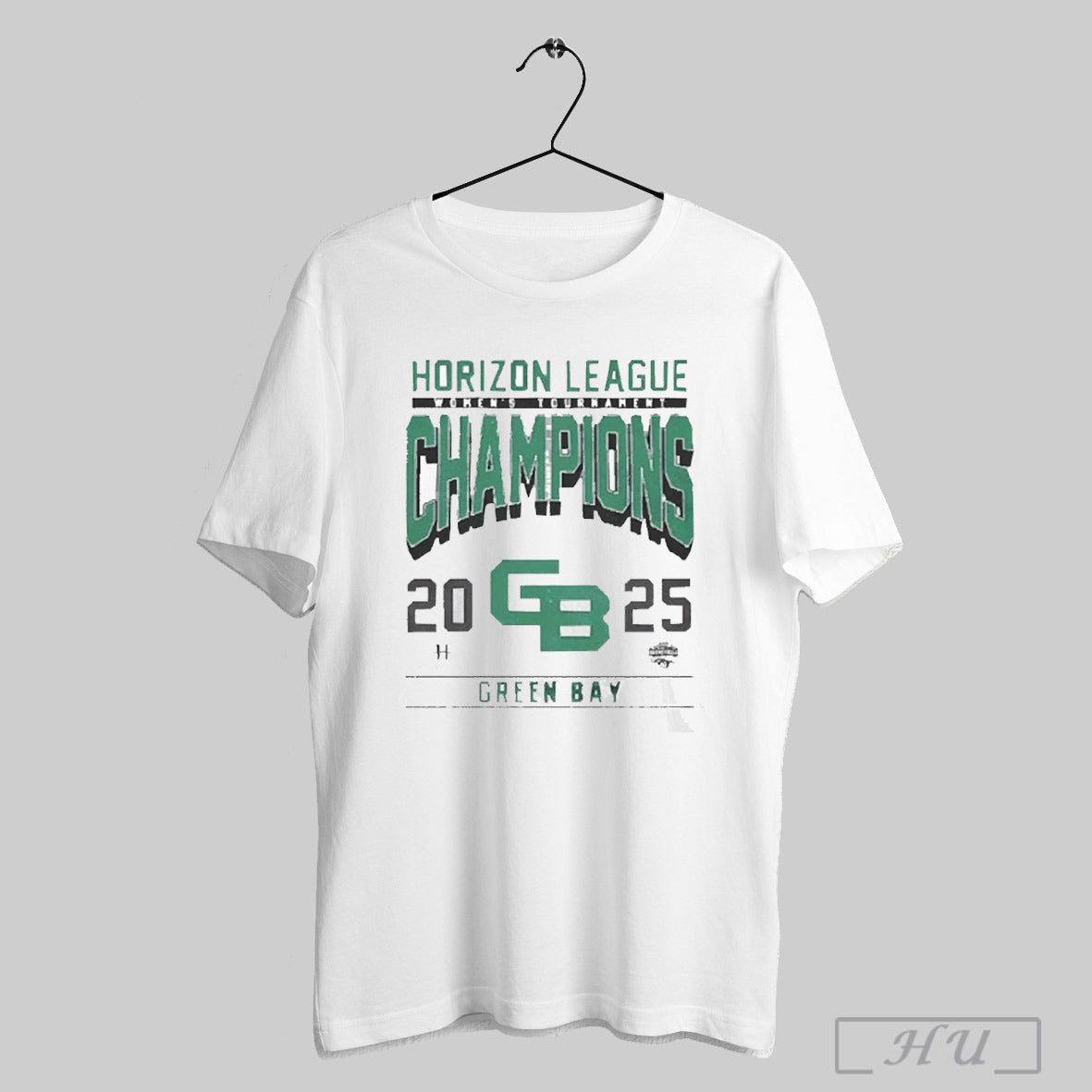 Green Bay Phoenix 2025 Womens Horizon League Champions T Shirt
