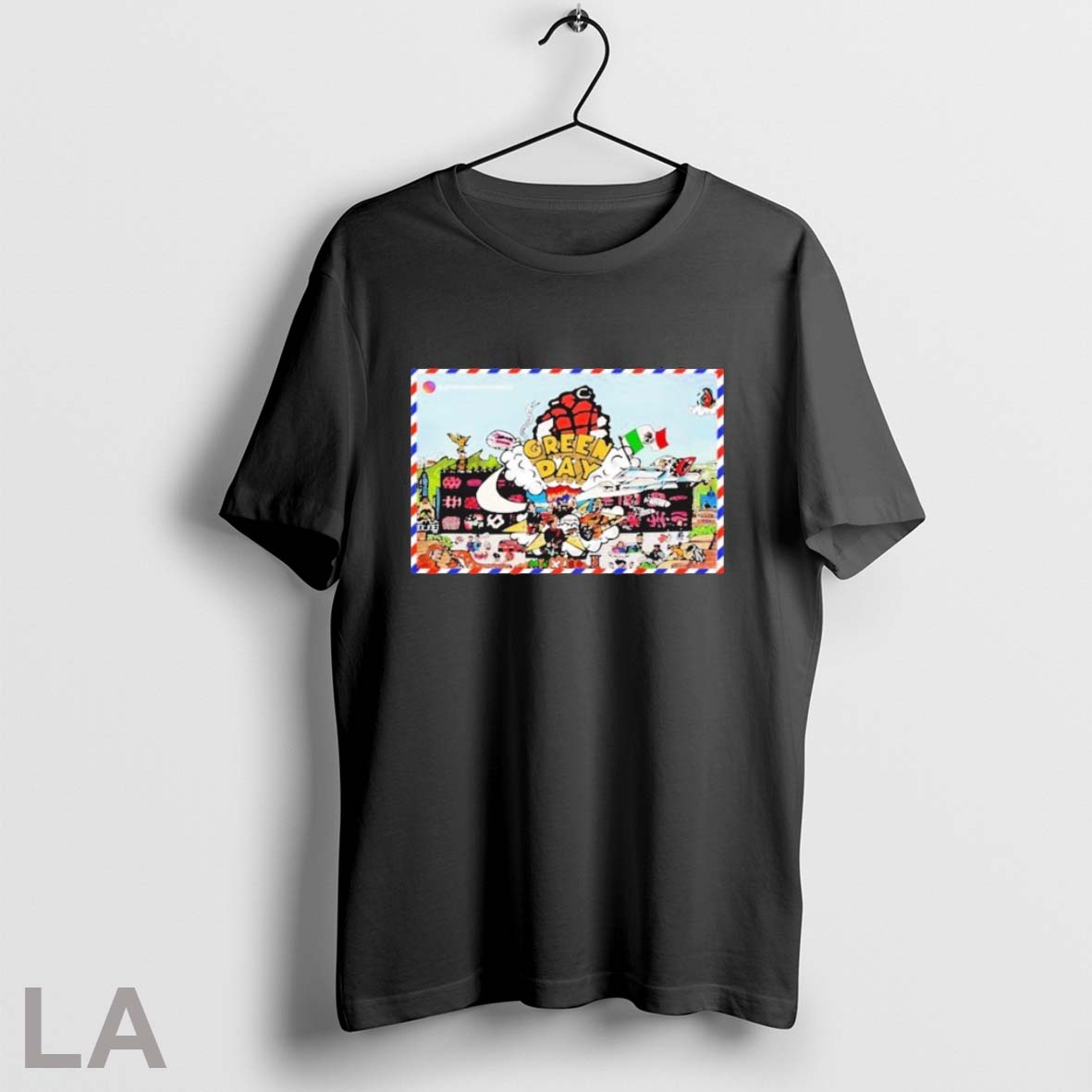 Green Day News Mexico Saviors Tour 2025 T Shirts