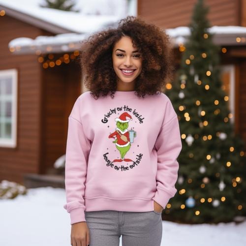 Grinchy Inside & Bougie Outside T-Shirts