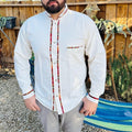 Guayabera CláSica Manga Larga Casual Plain T-Shirts