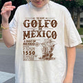 Gulf Mexico Name Origin 1550 Historical Gulf Mexico Gulf Mexico 1550 Exploration Historical Geography Coastal History T-Shirts