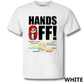 HANDS OFF! Protest Rights Power Fist & Bold Causes List Streetwear T-Shirts