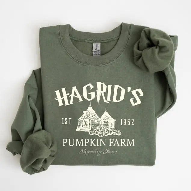 Hagrid'S 1962 Pumpkin Farm Magical Wizard Pumpkin Est 1962 Hagrid Home Halloween Pumpkin Shirt Comfortable Everyday T-Shirts