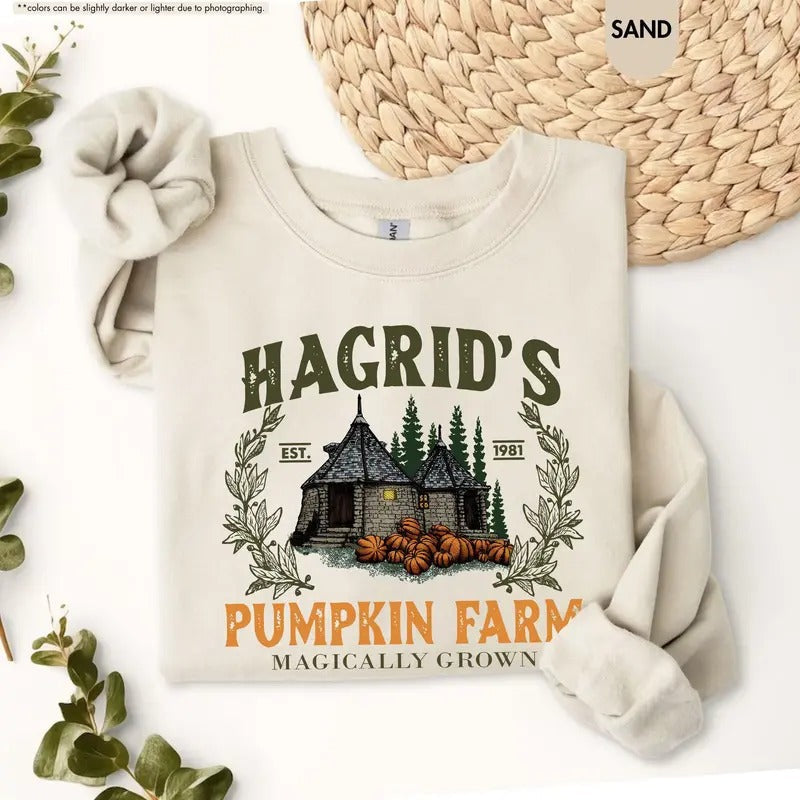 Hagrid'S Pumpkin Farm Fall Pumpkin Potter Book Pumpkin Season Potterhead Fan T-Shirts