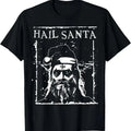Hail Santa Heavy Metal Headbanger Ugly T-Shirts