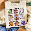 Halloween Chicken Nuggets 90s Retro Halloween Shirt Spooky Nugget Crewneckstyle{N002}2 T-Shirts