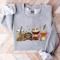 Halloween Coffee Latte Fall Coffee Pumpkin Halloween Coffee Lover Spooky Season T-Shirts