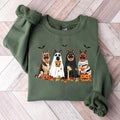 Halloween Dog German Shepherd Ghost Dogs Halloween Halloween Ghost T-Shirts