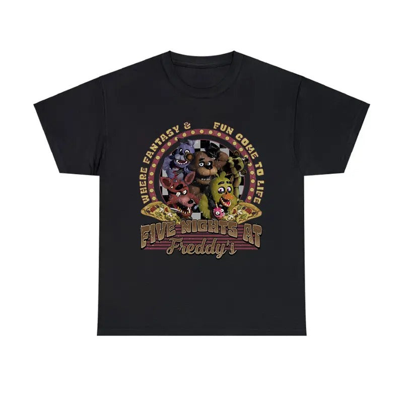 Halloween Five Nights Freddy'S Retro Gaming Costume T-Shirts